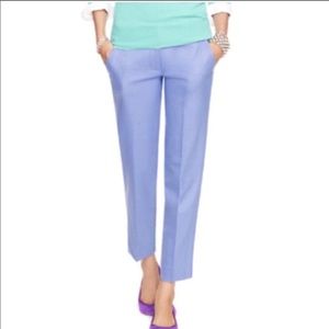J. Crew city fit stretch cropped in blue size 4